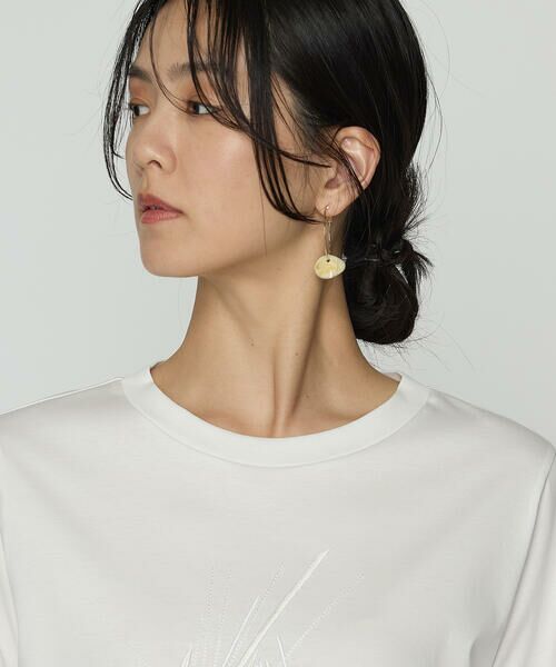 Precious Mild / プレシャスマイルド Tシャツ | 〔 +サイズ 〕 プレミアムスムース 幾何学刺繍Tシャツ | 詳細7