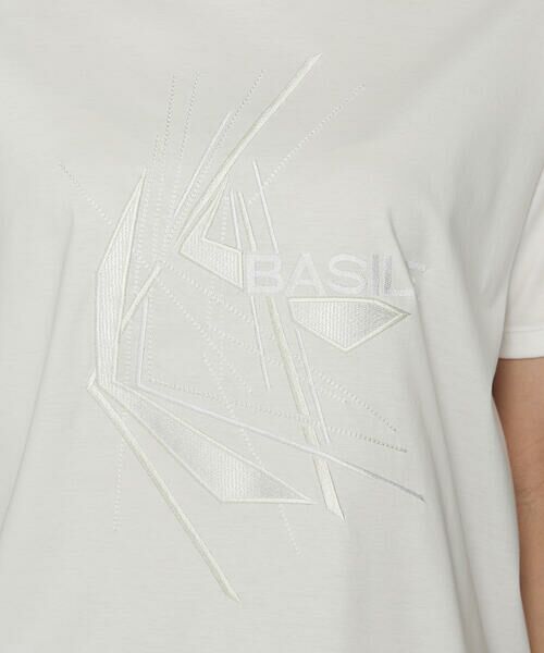 Precious Mild / プレシャスマイルド Tシャツ | 〔 +サイズ 〕 プレミアムスムース 幾何学刺繍Tシャツ | 詳細10