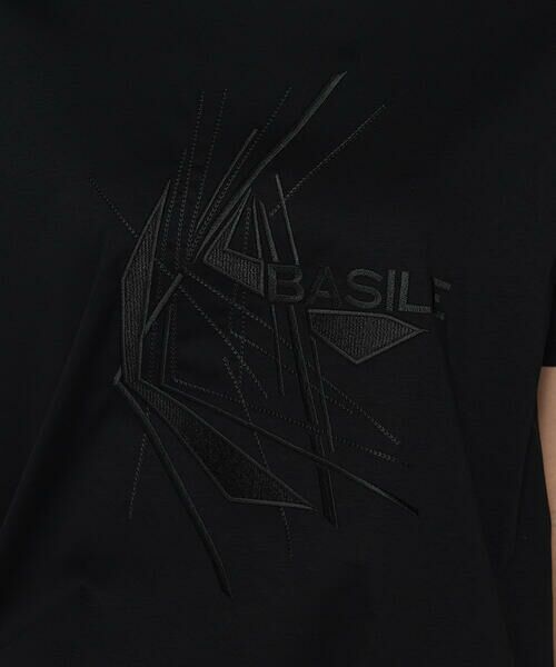 Precious Mild / プレシャスマイルド Tシャツ | 〔 +サイズ 〕 プレミアムスムース 幾何学刺繍Tシャツ | 詳細14