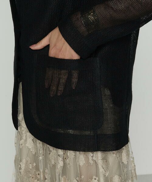 Precious Mild / プレシャスマイルド テーラードジャケット | 〔 +サイズ 〕 ツイスト本カラミ ジャケット | 詳細8