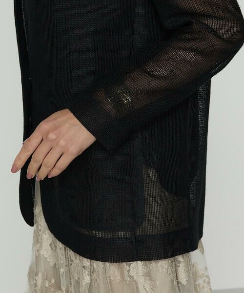 Precious Mild / プレシャスマイルド テーラードジャケット | 〔 +サイズ 〕 ツイスト本カラミ ジャケット | 詳細7