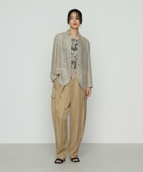 Precious Mild / プレシャスマイルド テーラードジャケット | 〔 +サイズ 〕 ツイスト本カラミ ジャケット | 詳細10