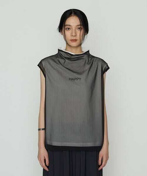 Precious Mild / プレシャスマイルド カットソー | シアーレイヤード プルオーバー | 詳細4