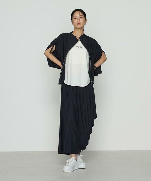 Precious Mild / プレシャスマイルド ロング・マキシ丈スカート | ナイロンハイテンション ドレープスカート | 詳細2