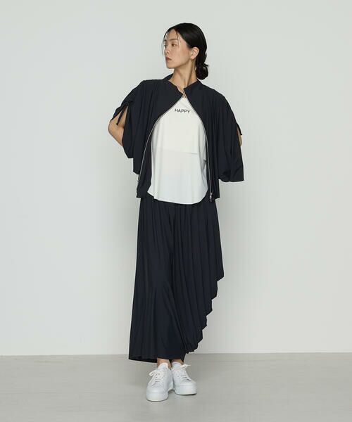 Precious Mild / プレシャスマイルド ロング・マキシ丈スカート | ナイロンハイテンション ドレープスカート | 詳細3