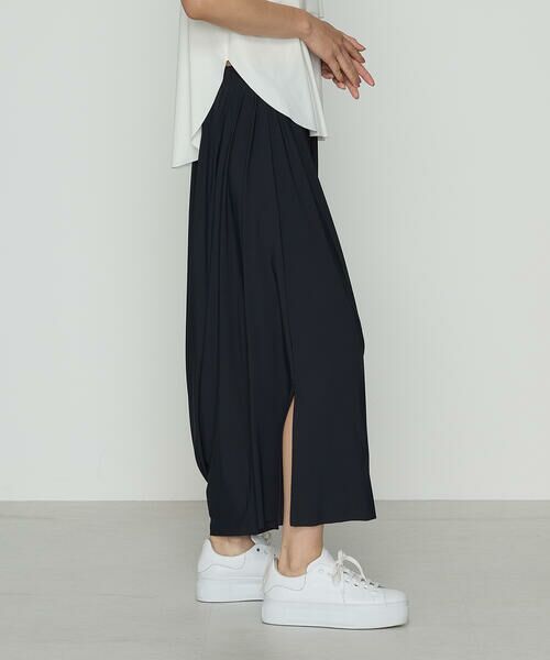 Precious Mild / プレシャスマイルド ロング・マキシ丈スカート | ナイロンハイテンション ドレープスカート | 詳細6