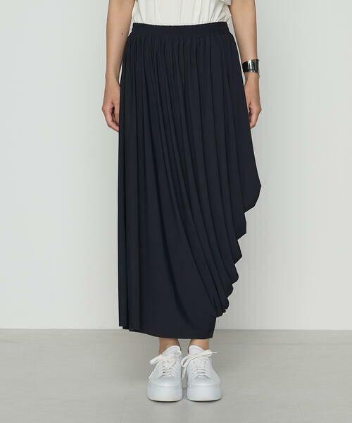Precious Mild / プレシャスマイルド ロング・マキシ丈スカート | ナイロンハイテンション ドレープスカート | 詳細7