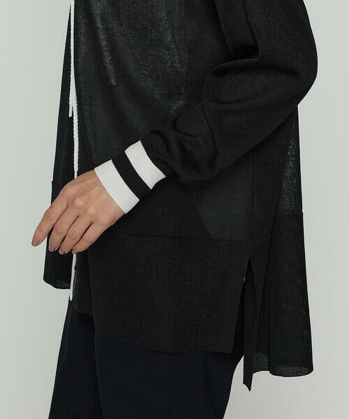 Precious Mild / プレシャスマイルド ニット・セーター | 黒白ニット パーカ | 詳細11