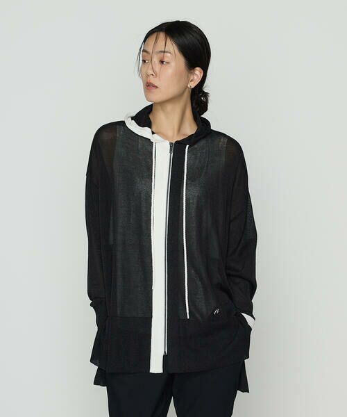 Precious Mild / プレシャスマイルド ニット・セーター | 黒白ニット パーカ | 詳細5