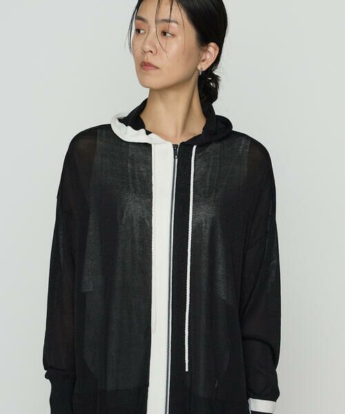 Precious Mild / プレシャスマイルド ニット・セーター | 黒白ニット パーカ | 詳細9