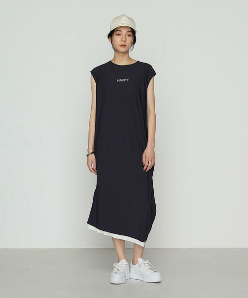 Precious Mild / プレシャスマイルド ロング・マキシ丈ワンピース | ナイロンハイテンション 変形ワンピース | 詳細1