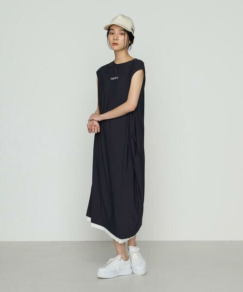 Precious Mild / プレシャスマイルド ロング・マキシ丈ワンピース | ナイロンハイテンション 変形ワンピース | 詳細2