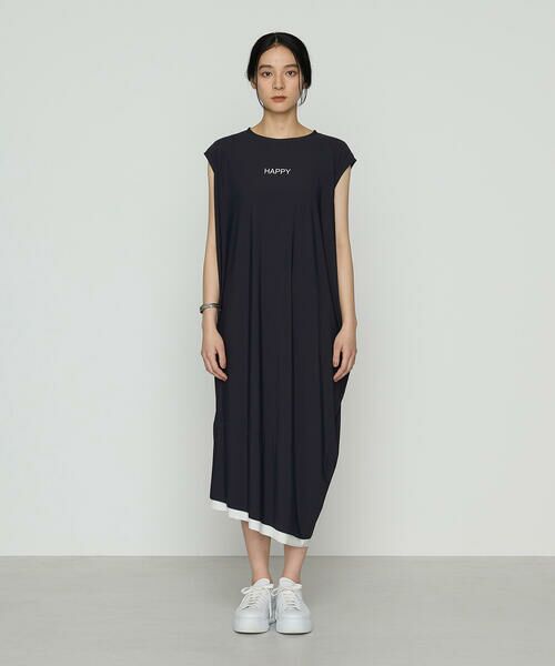 Precious Mild / プレシャスマイルド ロング・マキシ丈ワンピース | ナイロンハイテンション 変形ワンピース | 詳細3