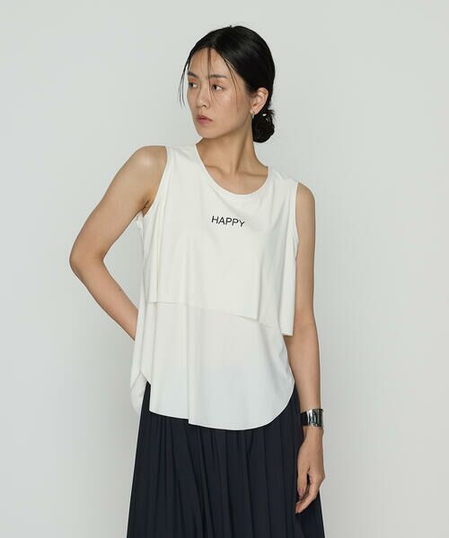 Precious Mild / プレシャスマイルド タンクトップ | ナイロンハイテンション タンクトップ(02:オフホワイト)