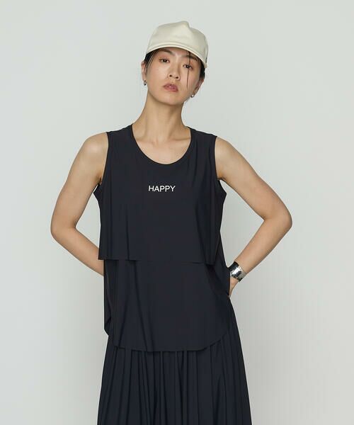 Precious Mild / プレシャスマイルド タンクトップ | ナイロンハイテンション タンクトップ(08:チャコール)