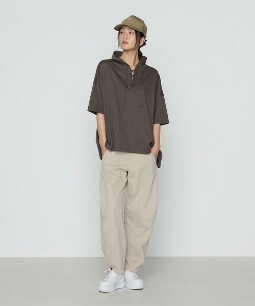 Precious Mild / プレシャスマイルド カットソー | レースアップ フーディープルオーバー | 詳細1