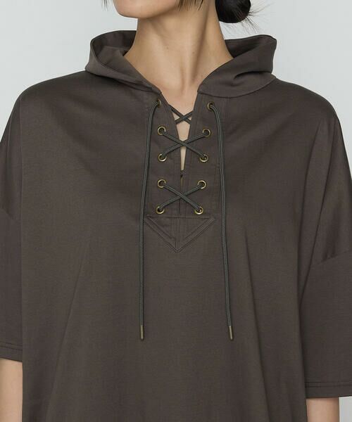Precious Mild / プレシャスマイルド カットソー | レースアップ フーディープルオーバー | 詳細9
