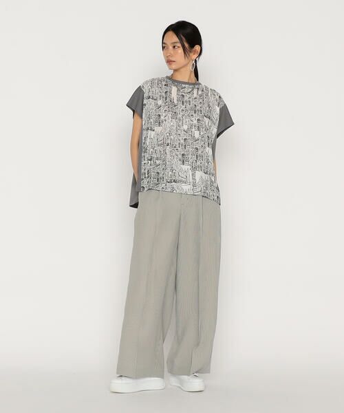 Precious Mild / プレシャスマイルド カットソー | カテドラルプリント プルオーバー | 詳細1