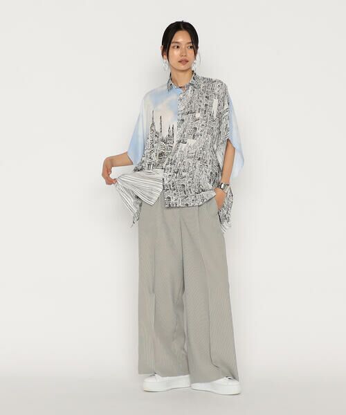 Precious Mild / プレシャスマイルド シャツ・ブラウス | カテドラルプリント スクエアシャツ | 詳細1