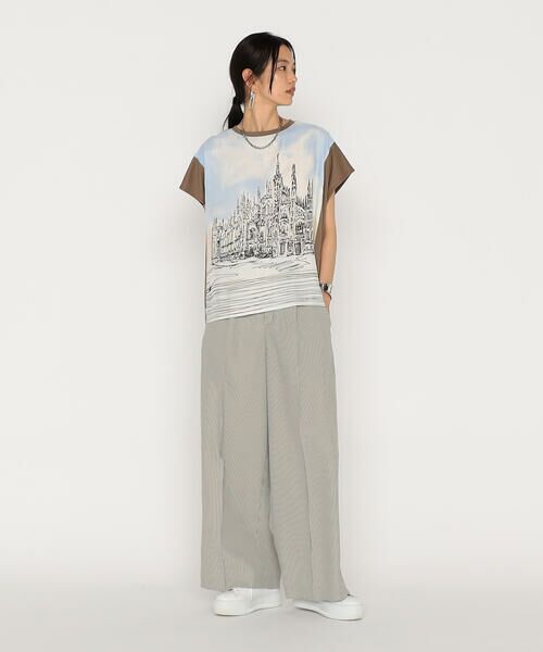 Precious Mild / プレシャスマイルド その他パンツ | ツイルストライプ ワイドパンツ | 詳細2