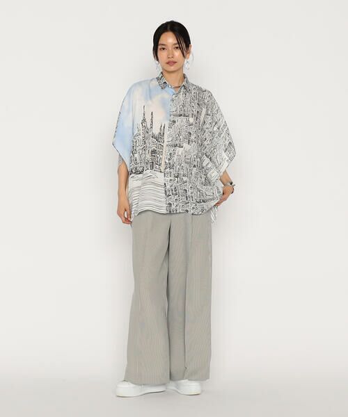 Precious Mild / プレシャスマイルド その他パンツ | ツイルストライプ ワイドパンツ | 詳細3