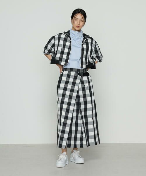 Precious Mild / プレシャスマイルド ブルゾン | 【セットアップ対応】ギンガムチェック ショートブルゾン | 詳細1