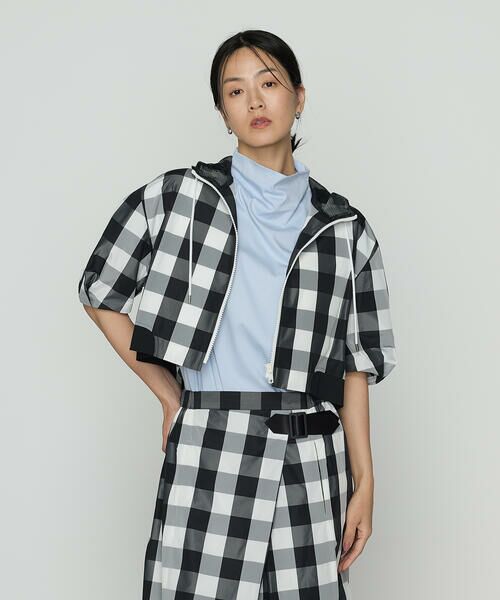 Precious Mild / プレシャスマイルド ブルゾン | 【セットアップ対応】ギンガムチェック ショートブルゾン | 詳細2