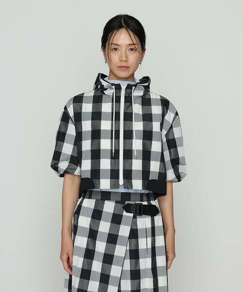 Precious Mild / プレシャスマイルド ブルゾン | 【セットアップ対応】ギンガムチェック ショートブルゾン | 詳細3