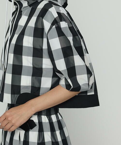 Precious Mild / プレシャスマイルド ブルゾン | 【セットアップ対応】ギンガムチェック ショートブルゾン | 詳細7