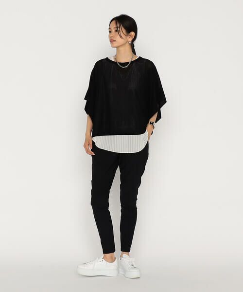 Precious Mild / プレシャスマイルド カットソー | ブラック×ストライプ アンサンブル | 詳細2