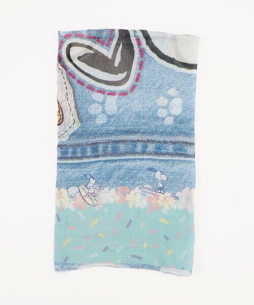 Precious Mild / プレシャスマイルド マフラー・ショール・スヌード・ストール | スヌーピー柄ストール | 詳細1