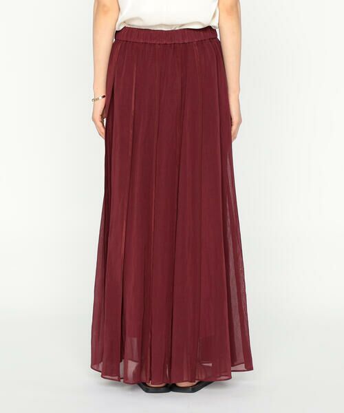 Precious Mild / プレシャスマイルド ロング・マキシ丈スカート | 100/2オーガンジー洗い加工 パイピングタックスカート | 詳細13