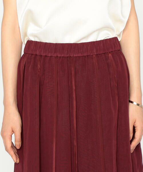 Precious Mild / プレシャスマイルド ロング・マキシ丈スカート | 100/2オーガンジー洗い加工 パイピングタックスカート | 詳細14