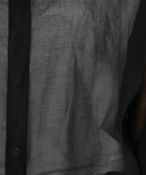 Precious Mild / プレシャスマイルド シャツ・ブラウス | 100／2オーガンジー洗い加工 ボリュームスリーブシャツ | 詳細3