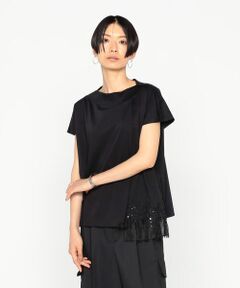 Precious Mild / プレシャスマイルド Tシャツ | プレミアムスムース サイドフリンジ刺繍Tシャツ