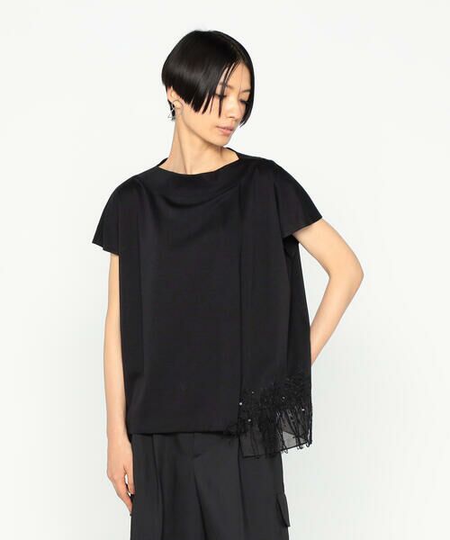 Precious Mild / プレシャスマイルド Tシャツ | プレミアムスムース サイドフリンジ刺繍Tシャツ | 詳細3