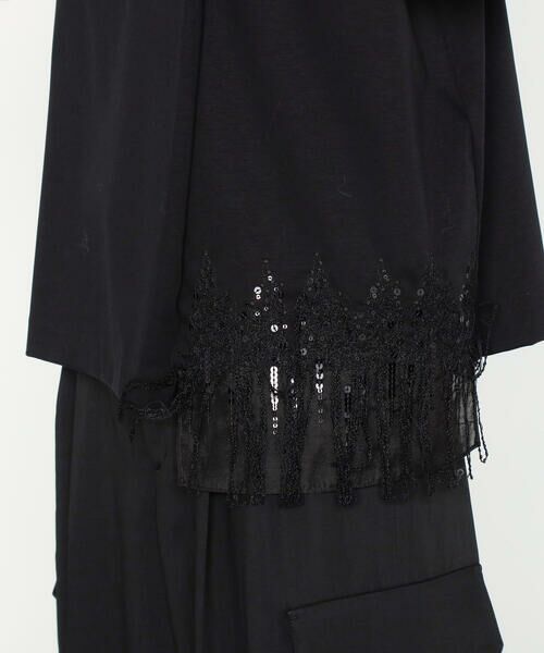 Precious Mild / プレシャスマイルド Tシャツ | プレミアムスムース サイドフリンジ刺繍Tシャツ | 詳細9