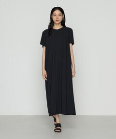 バジーレ28 大きいサイズ スパンコールチュール付き ワンピース