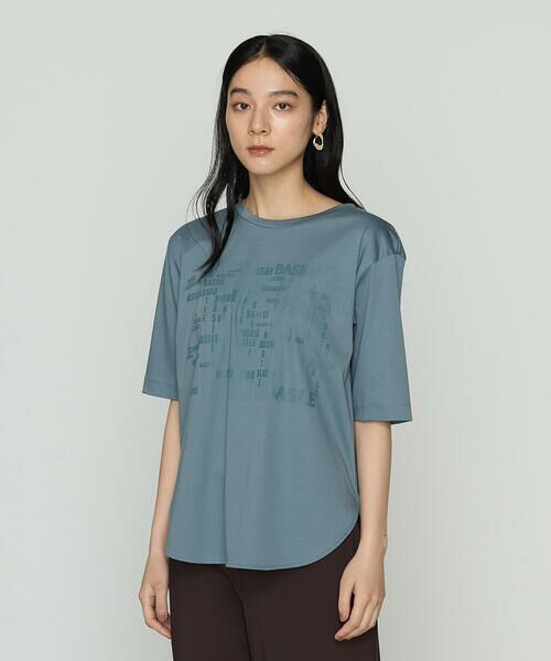 Precious Mild / プレシャスマイルド Tシャツ | プレミアムスムース デジロゴプリントTシャツ(22:ブルー)