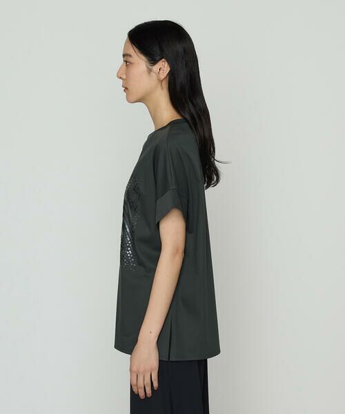 Precious Mild / プレシャスマイルド Tシャツ | アルビニスタスムース ヘリンボーン刺繍Tシャツ | 詳細4