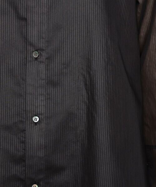 Precious Mild / プレシャスマイルド シャツ・ブラウス | ボーダーオーガンジー シャツ | 詳細3