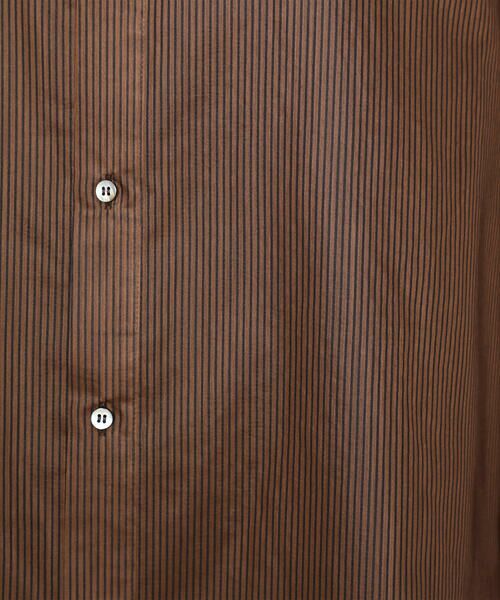 Precious Mild / プレシャスマイルド シャツ・ブラウス | ボーダーオーガンジー シャツ | 詳細12