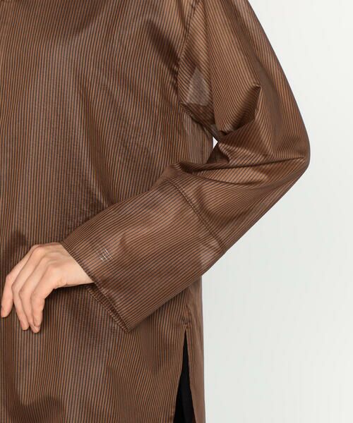 Precious Mild / プレシャスマイルド シャツ・ブラウス | ボーダーオーガンジー シャツ | 詳細10