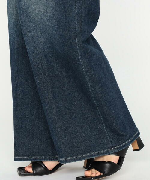 Precious Mild / プレシャスマイルド デニムパンツ | 11.5OZムラ染め糸左綾ストレッチデニム ワイドパンツ | 詳細15