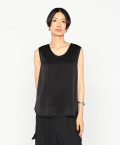 Precious Mild / プレシャスマイルド タンクトップ | 〔 +サイズ 〕 ハンマーサテン タンクトップ