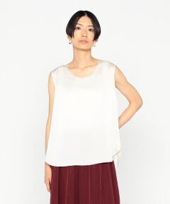 Precious Mild / プレシャスマイルド タンクトップ | 〔 +サイズ 〕 ハンマーサテン タンクトップ
