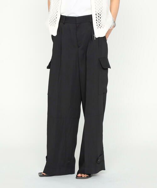 Precious Mild / プレシャスマイルド その他パンツ | 〔 +サイズ 〕 ヴィスウールツイ カーゴパンツ | 詳細8