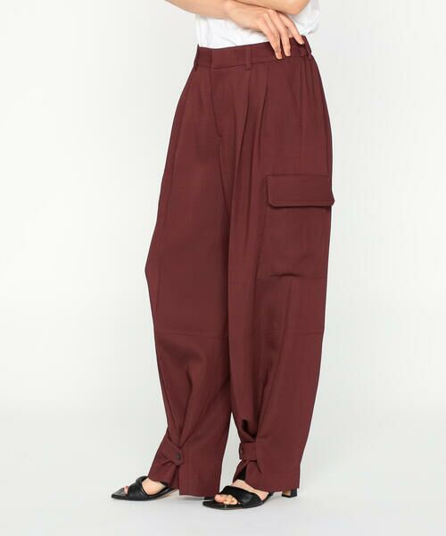 Precious Mild / プレシャスマイルド その他パンツ | 〔 +サイズ 〕 ヴィスウールツイ カーゴパンツ | 詳細13