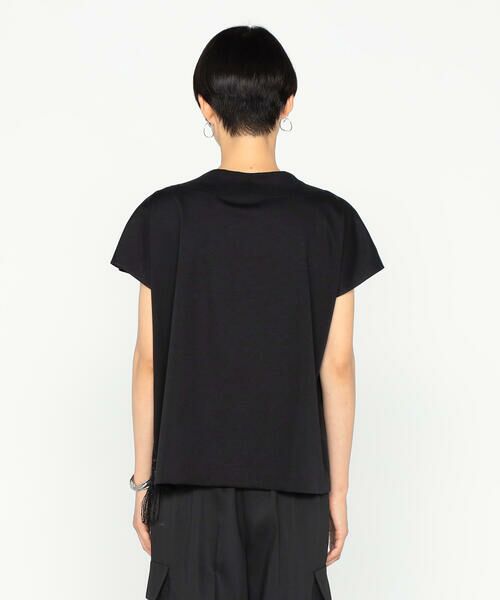 Precious Mild / プレシャスマイルド Tシャツ | 〔 +サイズ 〕 プレミアムスムース サイドフリンジ刺繍Tシャツ | 詳細6