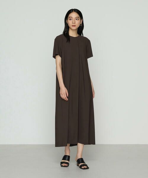 Precious Mild / プレシャスマイルド ロング・マキシ丈ワンピース | 〔 +サイズ 〕 センシティブユーロジャージー ドレス | 詳細4